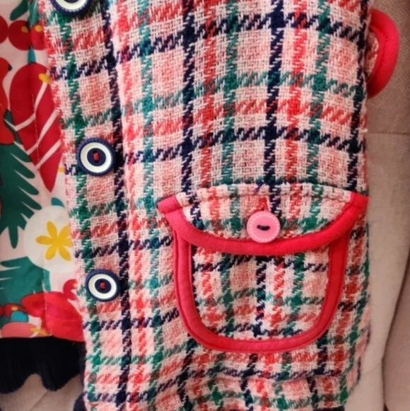 Wildflowers Size 4 Or 4t Winter Coat Jacket Smocked Brand Wild Flowers - Picture 3 of 4